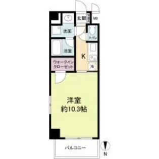 大阪府大阪市中央区内本町1【マンション】の間取り