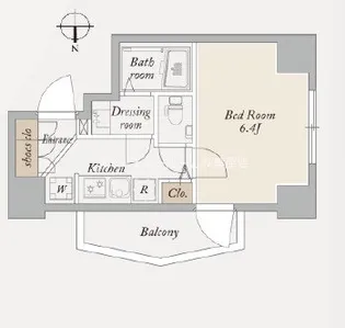 KDXレジデンス秋葉原II【2階】の間取り