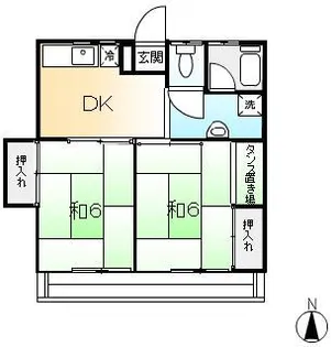 ドルフ恋ヶ窪【2階】の間取り