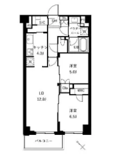 東京都板橋区前野町2【マンション】の間取り