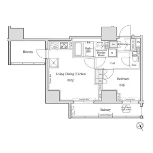 コンフォリア浅草橋【4階】の間取り
