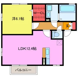 ボナールアイランド【2階】の間取り