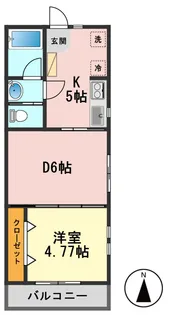 東京都江戸川区南小岩4【アパート】の間取り