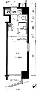 メインステージ茅場町【8階】の間取り