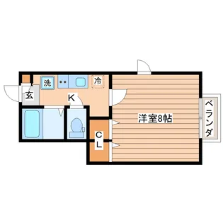 メゾン・ルエ長町南【1階】の間取り