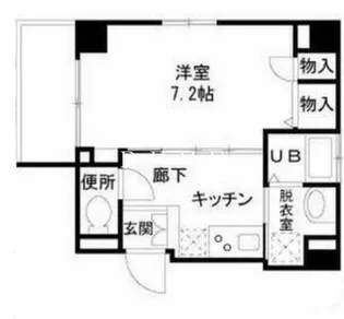ディアコート蔵前【7階】の間取り