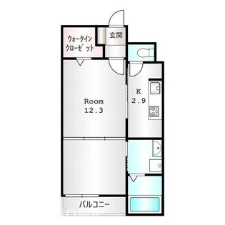 群馬県高崎市和田多中町【マンション】の間取り