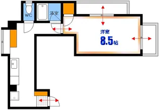 第1木本ビル【3階】の間取り