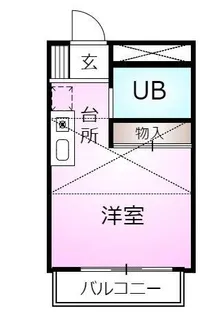ガーデンリリー習志野【2階】の間取り