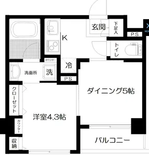 日神デュオステージ蓮根【1階】の間取り