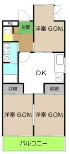ハイツ秦【2階】の間取り