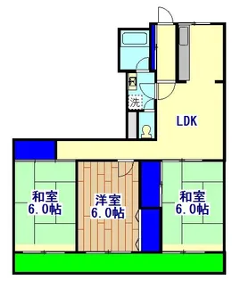 シティー行徳【7階】の間取り