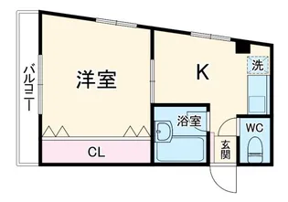 フリーチェ溝ノ口【4階】の間取り