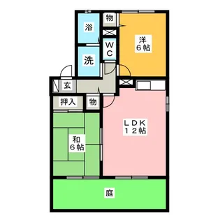 アンビエンテ【1階】の間取り