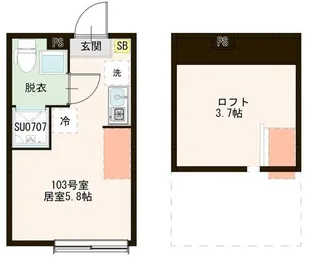 仮称)ハーモニーテラス田園調布南【1階】の間取り