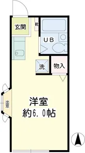 レノアール東横【2階】の間取り