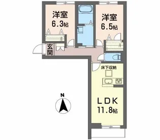 Cent-Livie【1階】の間取り