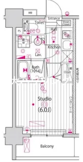 ガーラ・プレシャス高輪台【4階】の間取り