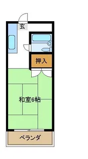 メゾン竹の塚【2階】の間取り