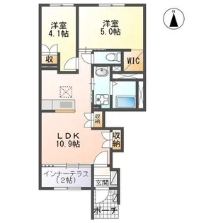 セレーノ・ビュー【1階】の間取り