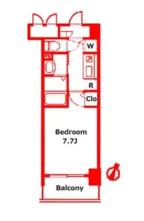 フェリース横濱【2階】の間取り