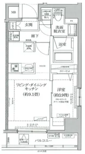 東京都墨田区東向島3【マンション】の間取り
