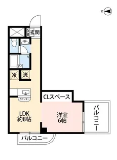クイーンズビル【5階】の間取り