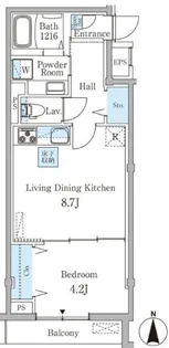 Blommor西麻布【2階】の間取り