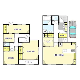 東京都目黒区八雲2【一戸建】の間取り
