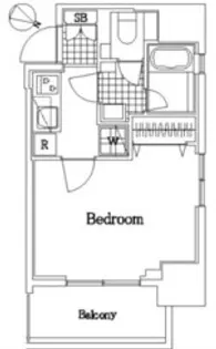 ザ・レジデンス・オブ・トーキョーH20ウエストタワー【2階】の間取り