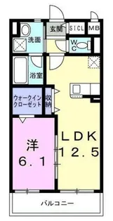 ヴィラ フェリシア【5階】の間取り