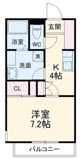 コンフォートエスト【1階】の間取り
