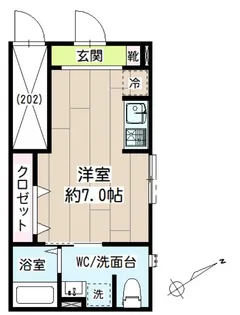 リブレスト横浜戸部【1階】の間取り
