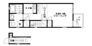 東京都練馬区練馬3【アパート】の間取り
