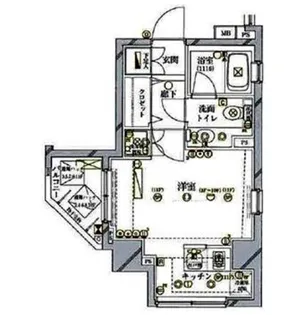 アクロス文京【2階】の間取り