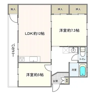 WiLL TAKAMATSU【2階】の間取り