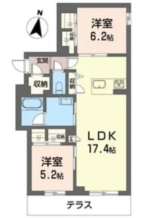 ラヴィエール浦和元町【1階】の間取り