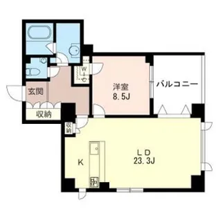 Espoir桜新町【2階】の間取り