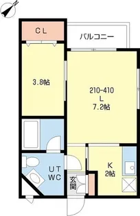 グランメール弘道舘第2【3階】の間取り