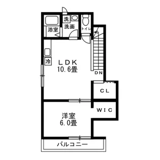 オークス本羽田【2階】の間取り