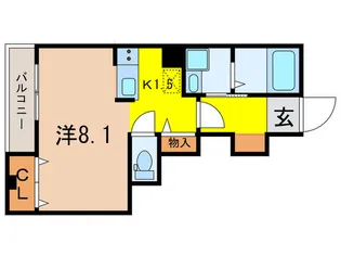 コンパルティア練馬【1階】の間取り