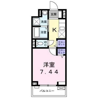 エスケーイリス【1階】の間取り