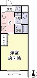 ヴァンヴェール【1階】の間取り
