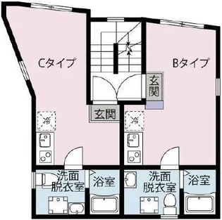 プレミア八幡山【1階】の間取り