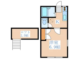 エル ロ-ズ【2階】の間取り