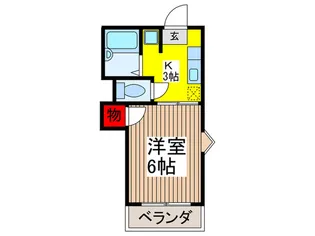 コーポ英【2階】の間取り