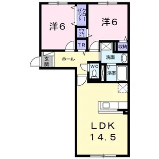 アニメートIII【2階】の間取り