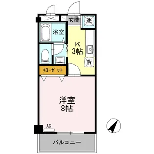 ブランシュ【1階】の間取り