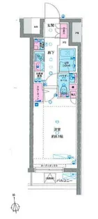 ジェノヴィア東向島スカイガーデン【4階】の間取り