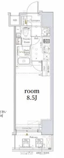 The Log日本橋【6階】の間取り